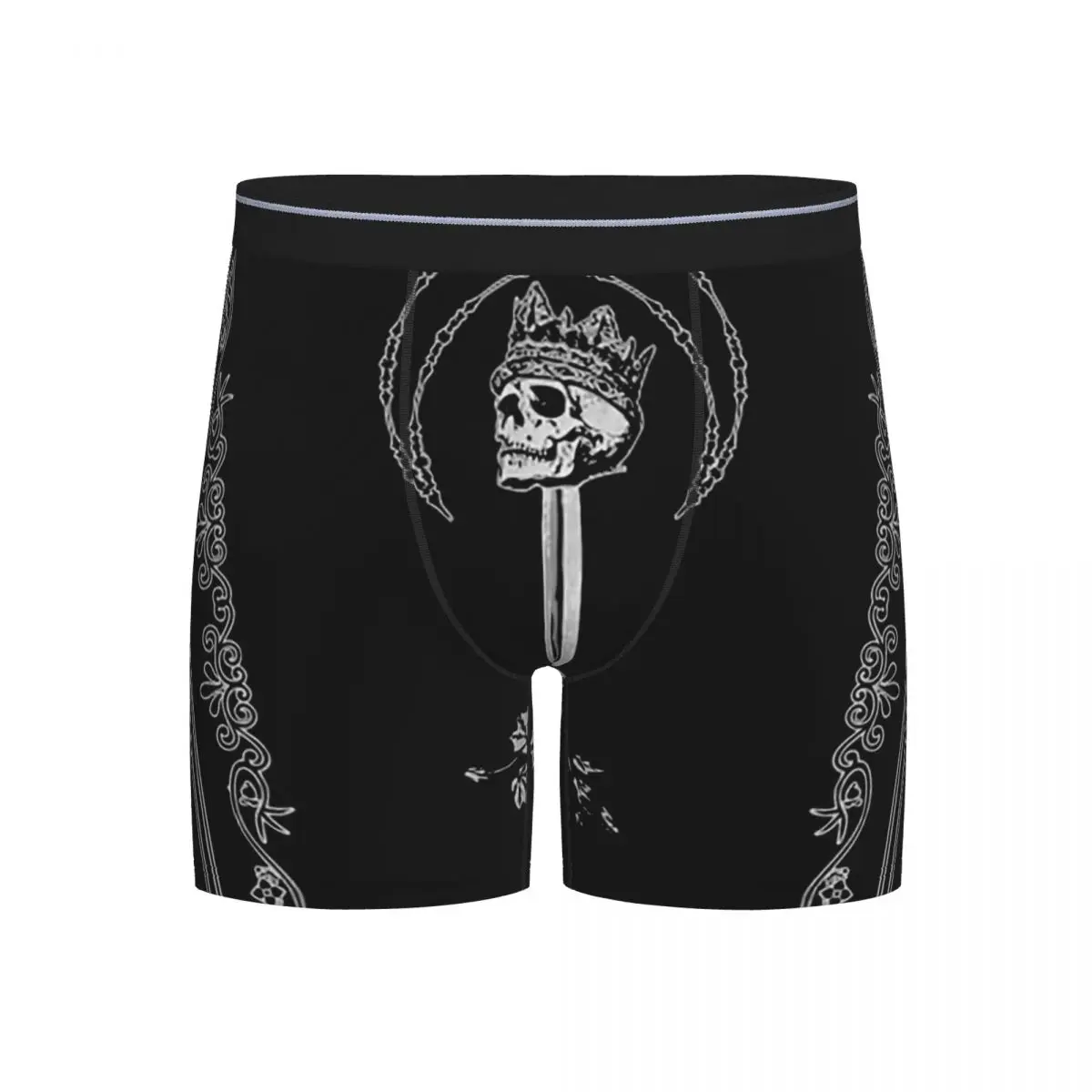 

Funny Boxer Tarot Card The War Shorts Panties Briefs Men Long Underwear The Magician Skull Magic Soft Underpants for Male S-XXL