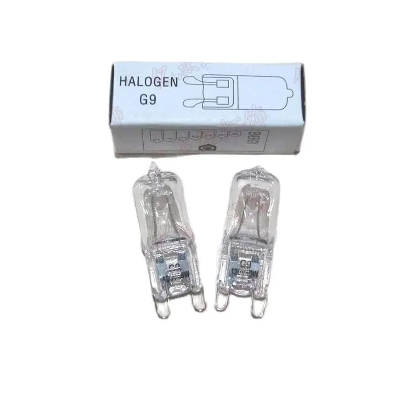 Стеклянные галогенные лампы G9 110 В 120 40 Вт теплый желтый свет