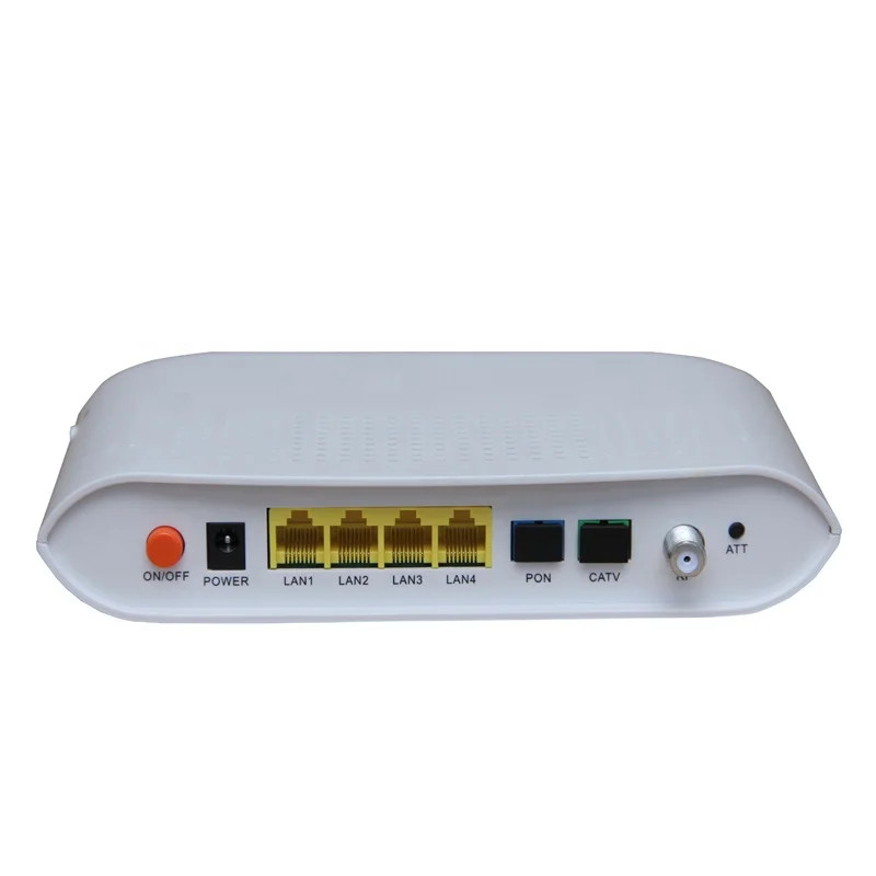 Оптоволоконный сетевой маршрутизатор FTTH 4FE + WIFI CATV двойной порт Pon GEPON GPON EPON ONU