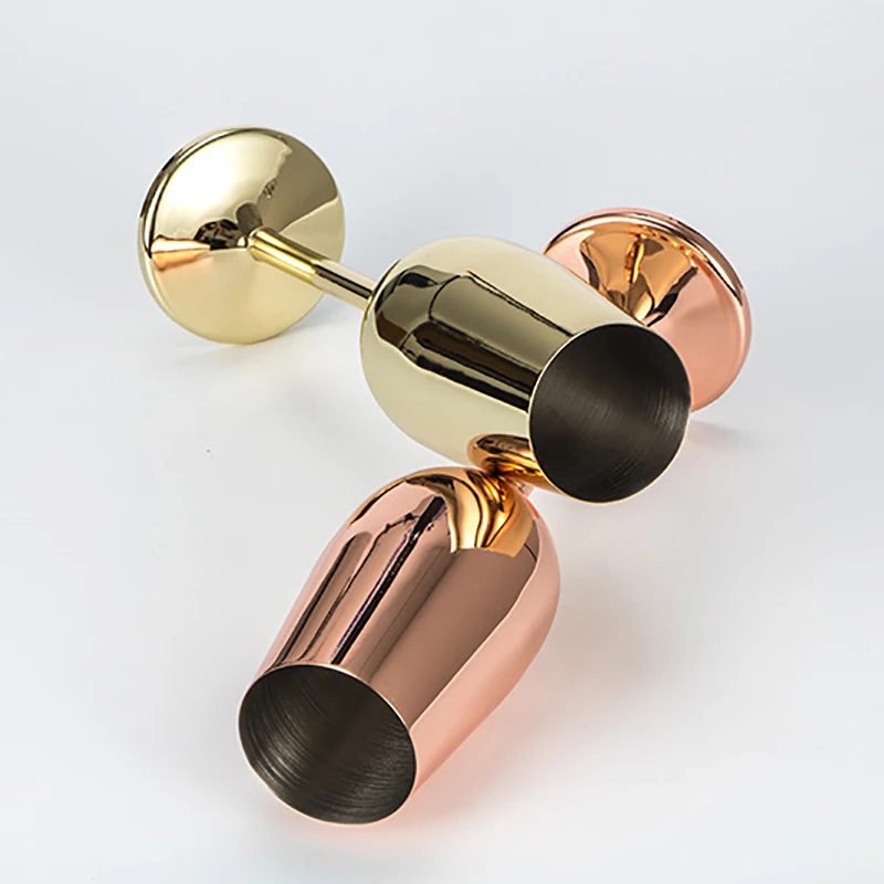 Бокалы из нержавеющей стали 304 с медным покрытием однослойные бокалы защитой от