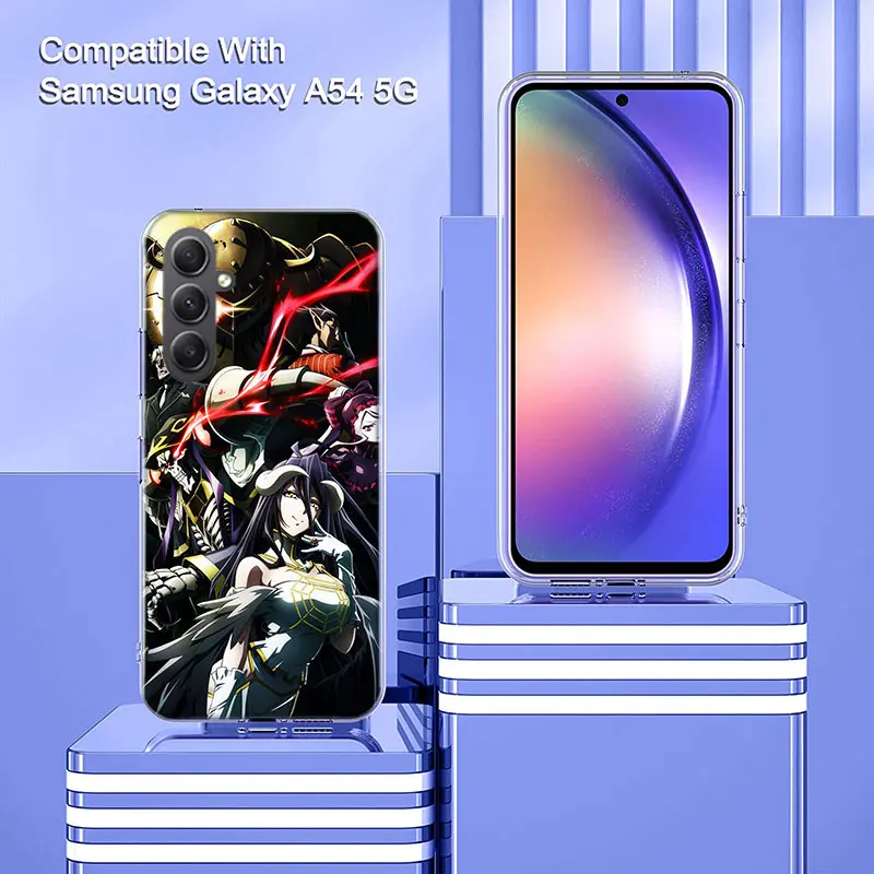 Фото Чехол для телефона Albedo Overlord для Samsung Galaxy A54 A14 A24 A34 A17 A37 A57 A55 A35 A25 A15 A16 A26 A36 A56 A13 A23 A33 A53 A52S A №5