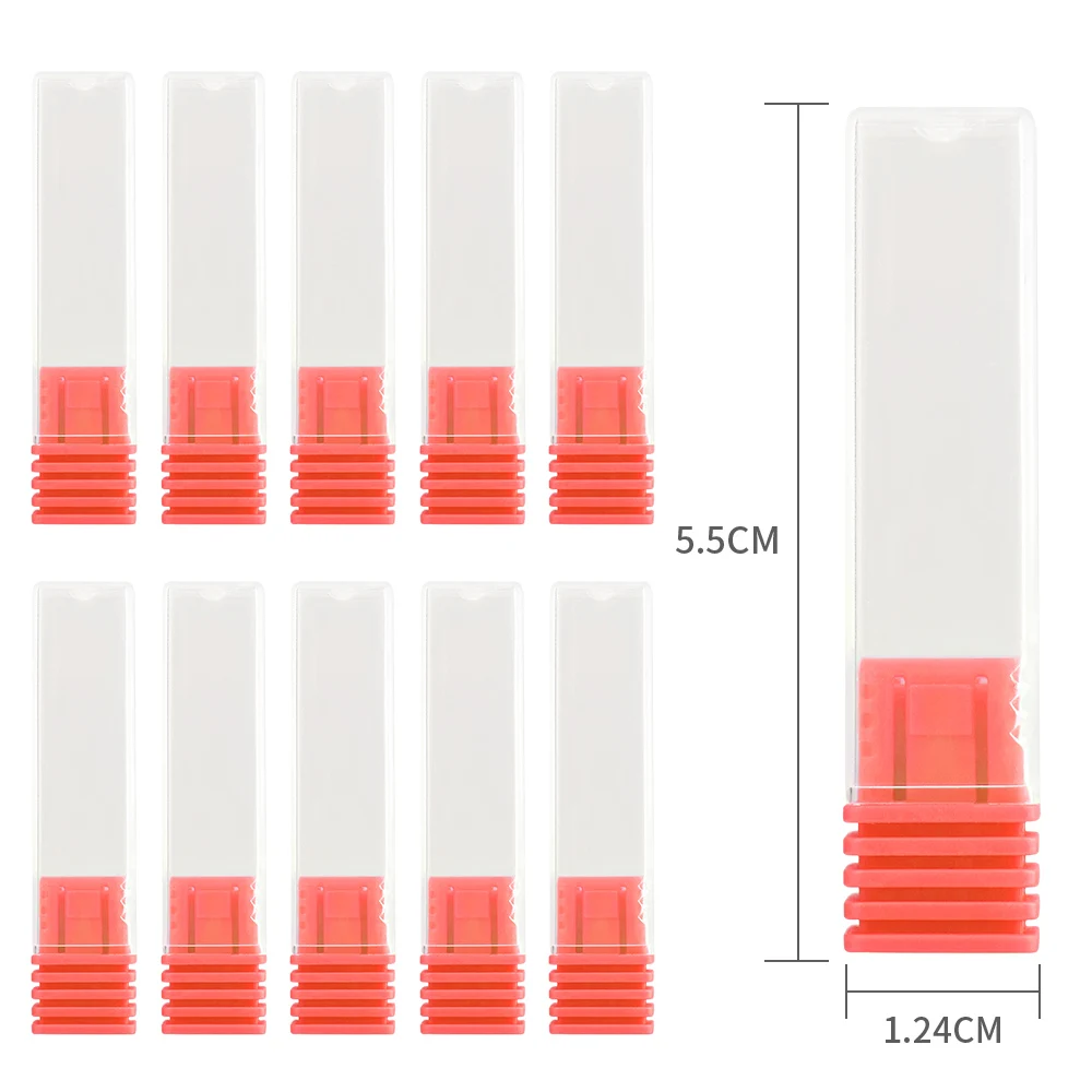 5 sztuk/zestaw uchwyt na wiertła do paznokci puste pudełko frez ekspozytor pojemnik przechowywania akrylowe akcesoria Manicure narzędzia