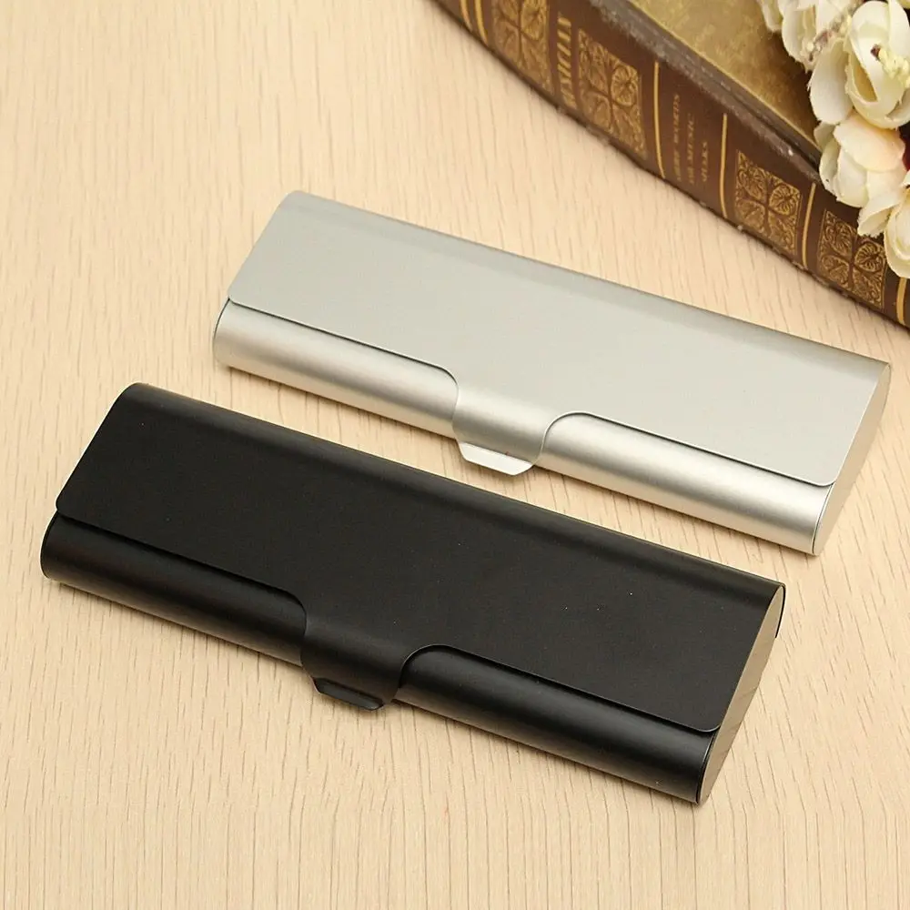 

1PC Protable Slim Metal Hard Holder Glasses Box Eyeglasses Case Glasses Protection Spectacles Protection Box