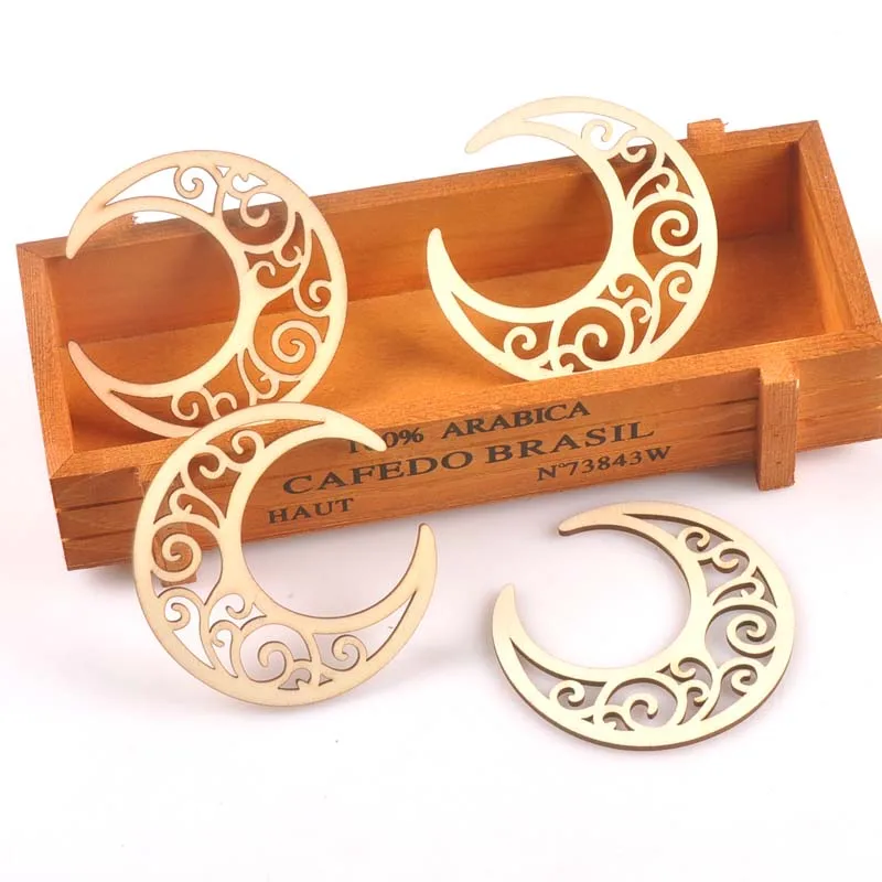 5 шт. подвесные украшения из натурального дерева сделай сам подвеска в виде