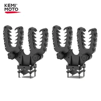 kemimoto roundsquare bar atv utv gun bow rack mount holder motorcycle motorbike scooter snowmobile for polaris for cf moto