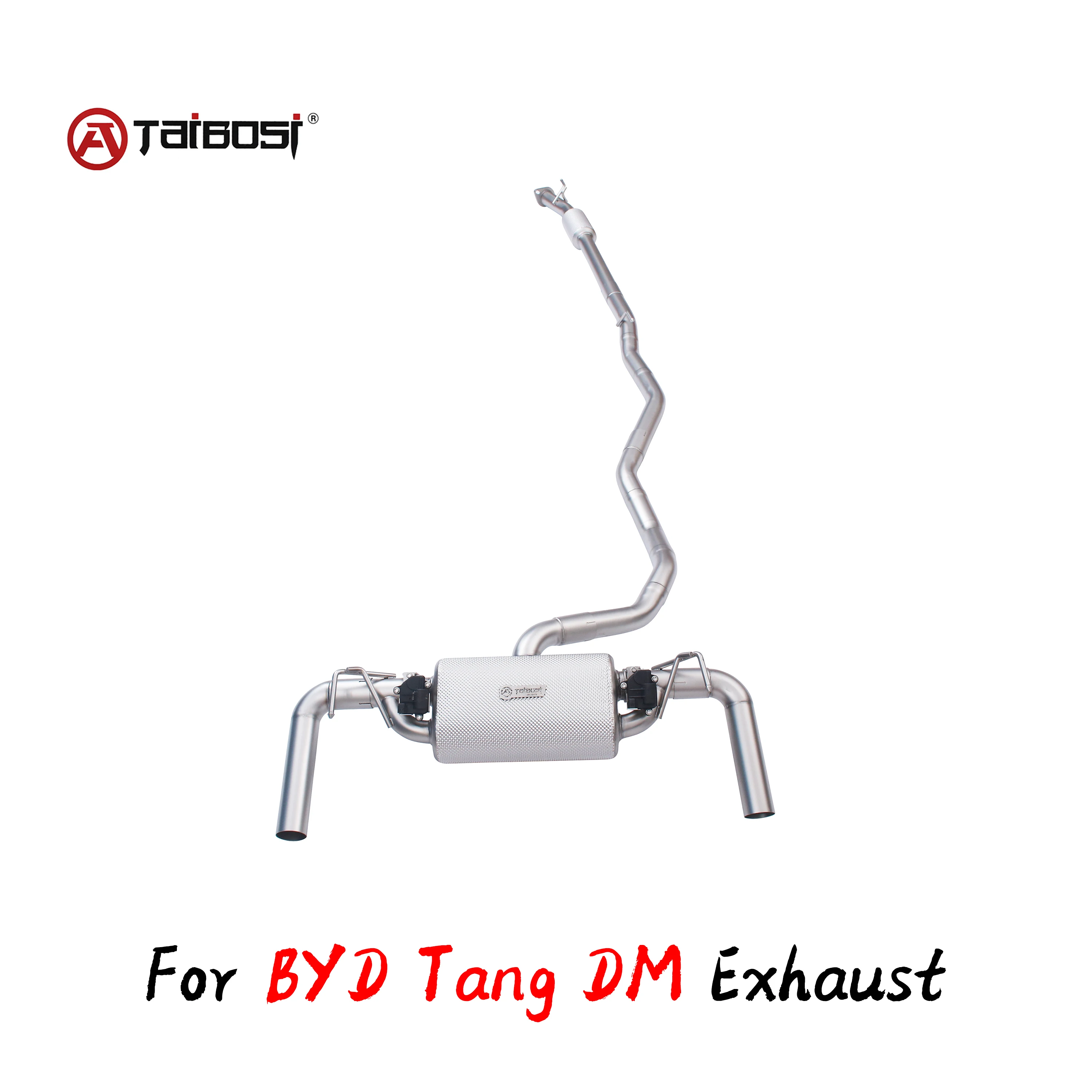 

For BYD Tang DM 2.0T Exhaust Catback Pipe Taibosi Performance Electric Valve Car Muffler Tips Cutout Accessories Remote Control