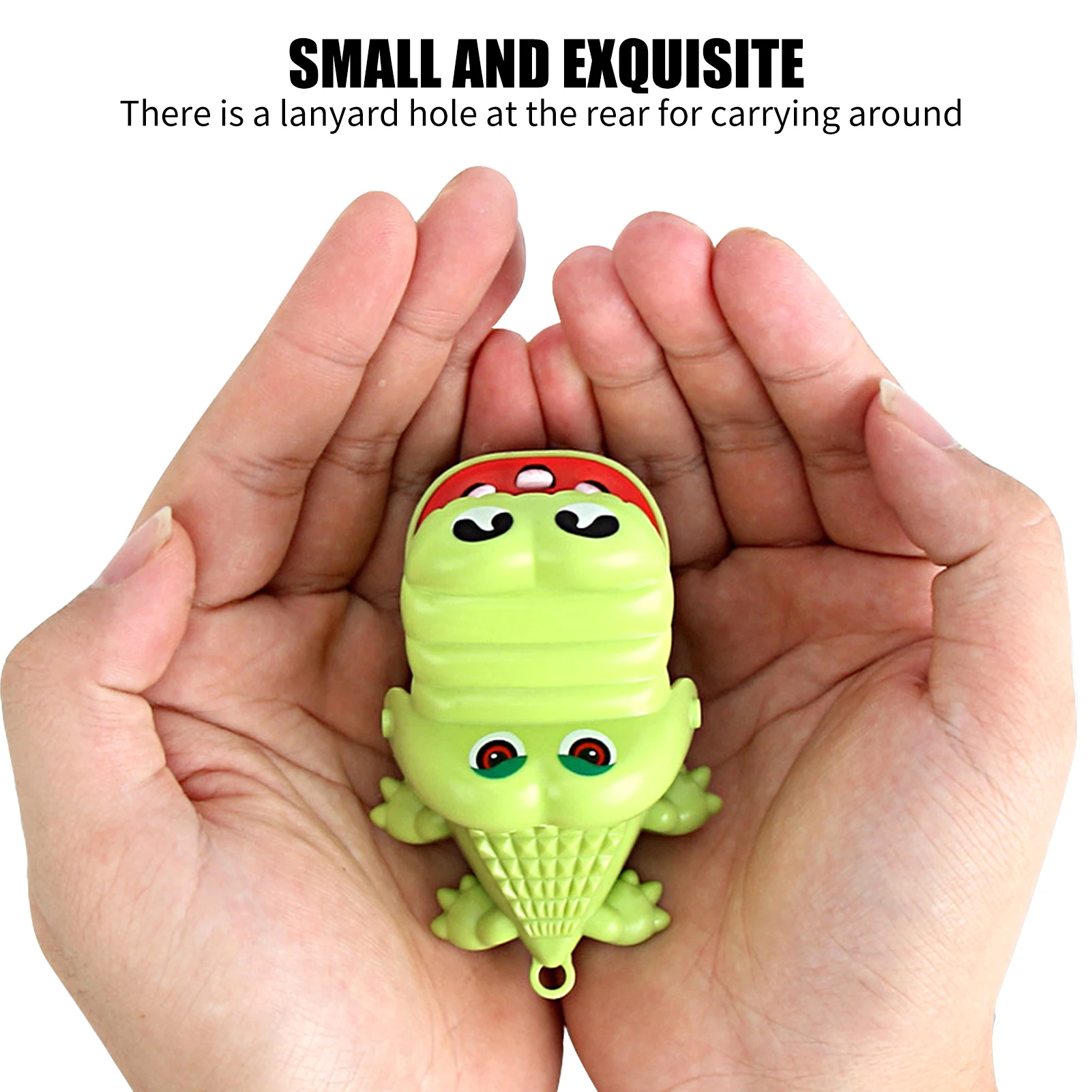 S/L Имитация крокодиловых зубов искусственная Акула кусающий палец брелок игры