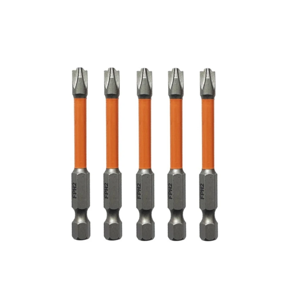 

Orange 65/110mm FPH2 Magnetic Special Slotted Cross Screwdriver Bit Driver Professional Electrician Hand Tools Fpz1 Fpz2 Fpz3