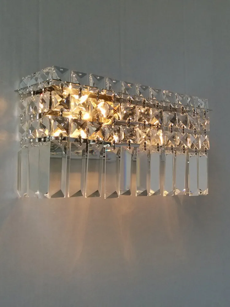 

Modern K9 Crystal Wall Light led wall Sconce Home Indoor Wall Lamps Abajour Modern Bar Cafe Lighting Hallway Living Room lights