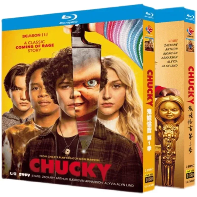 BD Blu-ray Ultra HD Американский телесериал Ghost Chucky, сезоны 1–3, 6 дисков, DVD-бокс-сет, китайские и английские субтитры (art.: 3920daba40284) - 3920daba40284