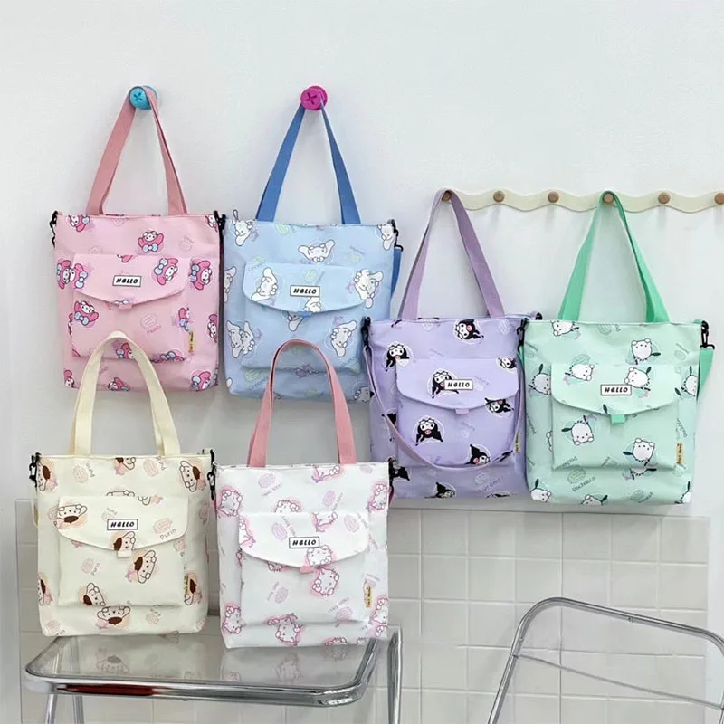 

Kawaii Sanrioed HelloKittyed My Melody Cinnamoroll новая сумка-мессенджер для хранения мелочей для девушек индивидуальная модная сумка через плечо