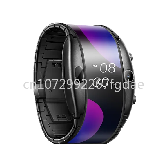 

Alpha 4.01 "foldable Flexible Display Phone with Curved Screen 8GB Smartwatch
