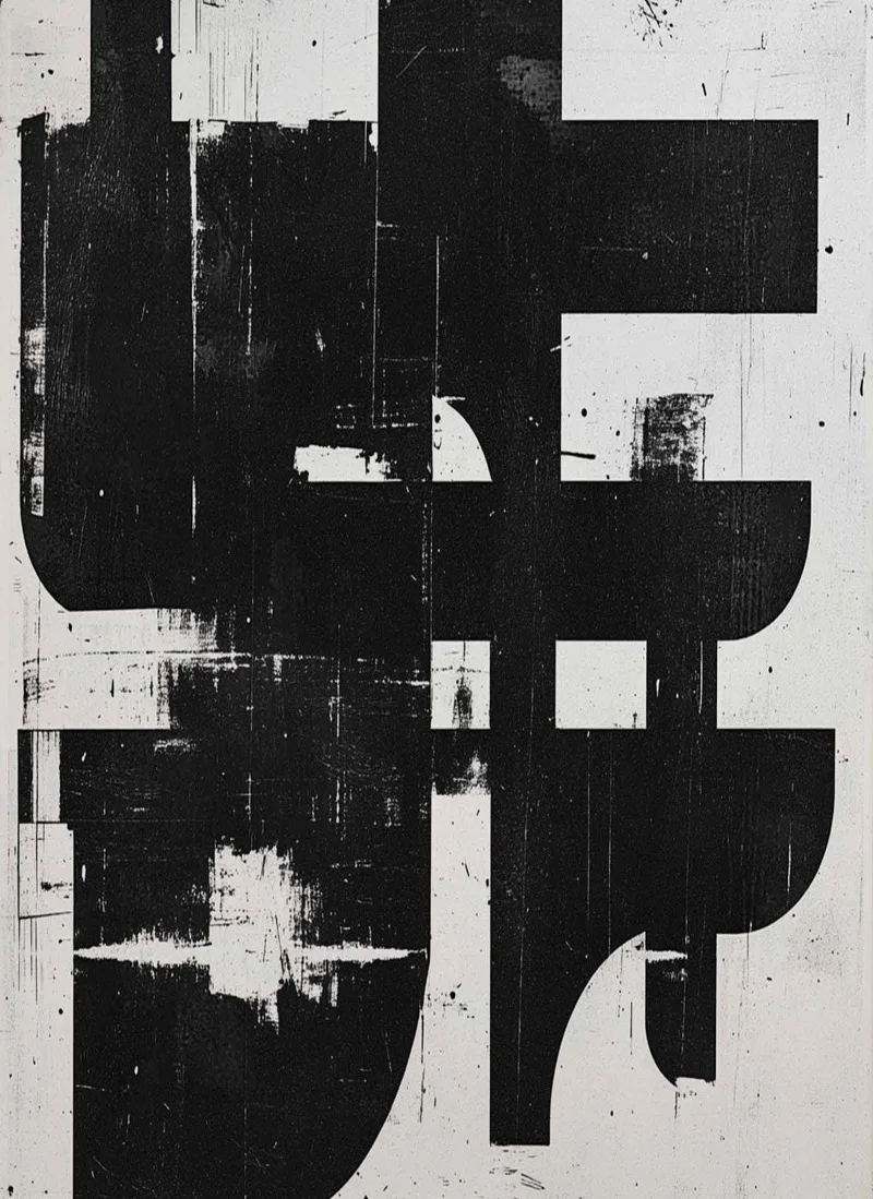 

Абстрактный постер на холсте