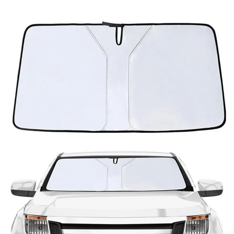 

Car Snow Cover Winter Windshield Sunshade Cover Universal Adjustable Auto Front Window Ice Protection Cover for Car Truck