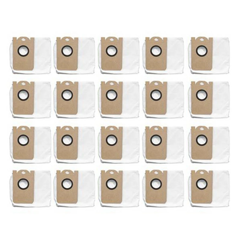 

20Pcs For VIOMI S9 Robot Vacuum Cleaner Dust Bag Cleaner Large Capacity Leakproof Dust Bag Replacement Parts Kit