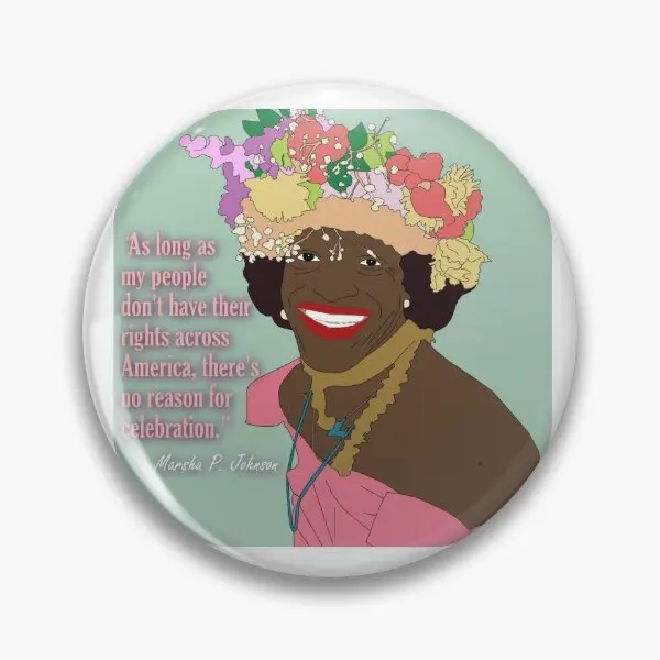 Мягкая булавка для пуговиц Marsha P Johnson забавная мультяшная модная Подарочная
