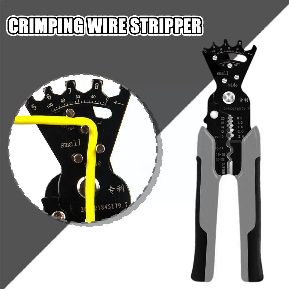 

5 In 1 Multifunctional Pliers Wire Stripper Winding Hardware Tool Universal Wire Cutters For Electrician Skin Pressing Wire I8D6
