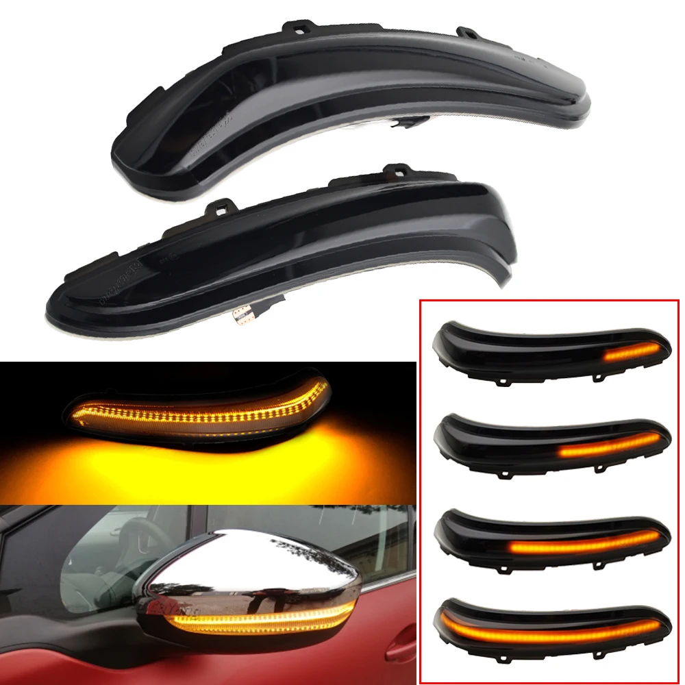 

Dynamic Turn Signal Light LED Side Mirror Indicator Blinker Light For 208 2012-2022 2008 2013-2020 Citroen C3 Citroen C4 Cactus