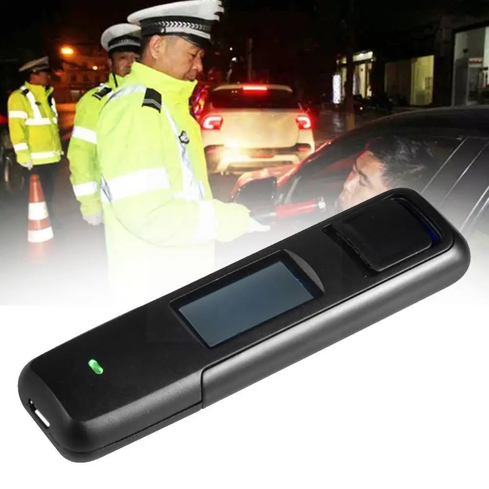 

Digital Car Breathalyzer Non-contact Alcohol Alcohol Blowing High-precision Wine Driving Tester Viewer U3n5