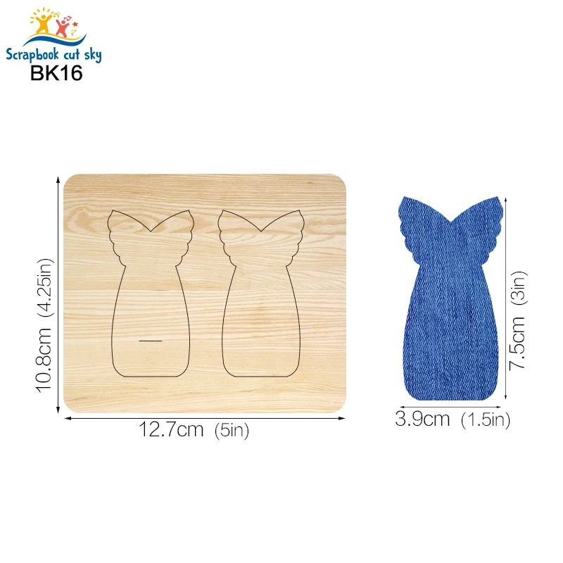 Деревянный нож для резки альбом вырезок CutSky-BK16 используется с машиной