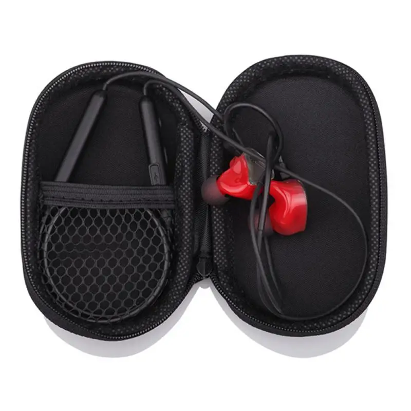 

Anti-fall Headphone Bag Portable Headset Bag Pu Zipper Trn Oxford Cloth Storage Shell Box Shockproof Compressive Headset Package