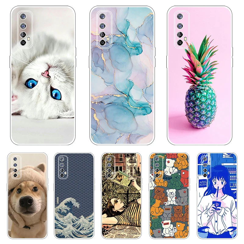 

Silicone Phone Case for OPPO Realme 7 Global Case Transparent Soft TPU Back Cover For Realme Narzo 20 Pro Capa Coque Fundas