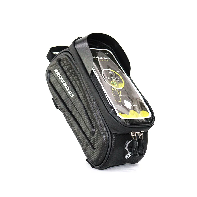 Розовая велосипедная сумка в виде белки водонепроницаемая для сенсорных экранов