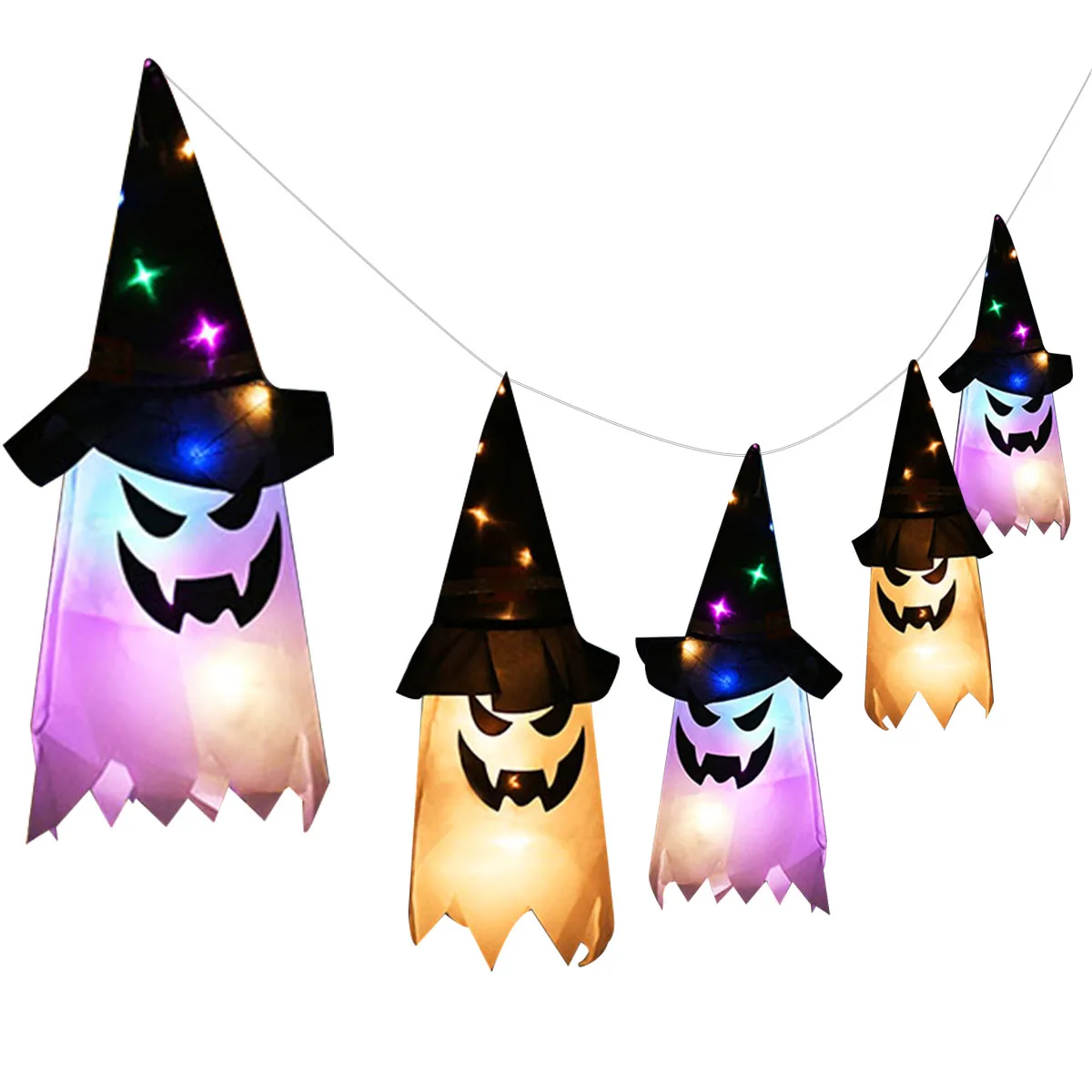 

Декоративная гирлянда на Хэллоуин, подвесная гирлянда, светодиодная Водонепроницаемая уличная Декоративная гирлянда на Хэллоуин