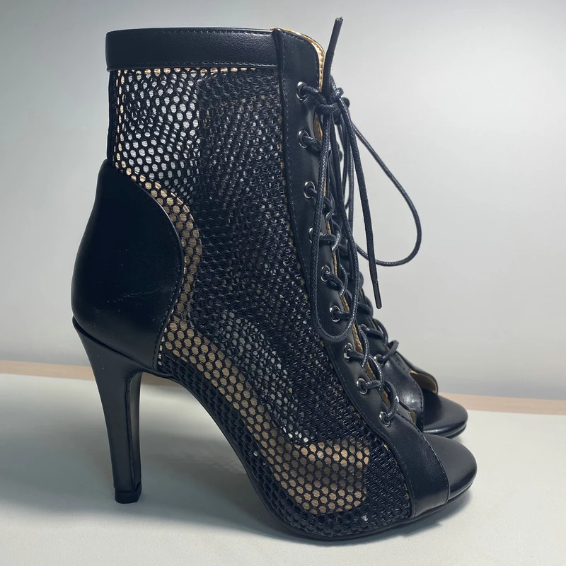 2023 Women's Sandals Fashion Sexy Slim High Heels Elegant Women's Boots and Ankle Boots Summer Ballroom Dance Short Boots Women