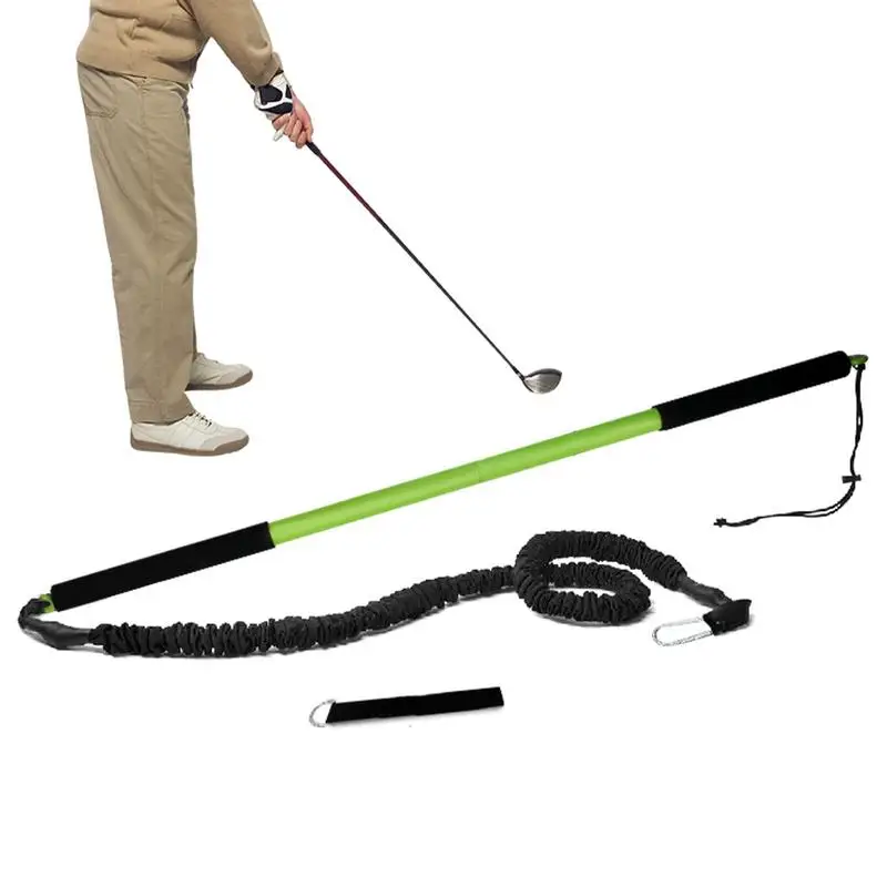 

Golf Fitness Trainer Portable Golf Strength Training Tool Easy to Install Golf Trainer with Carabiners for Golf Course Training