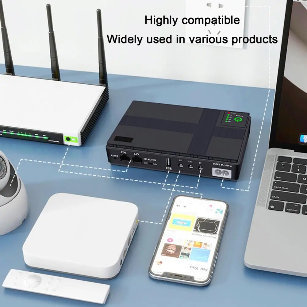 Портативный блок питания Power Bank источник с огнестойкой защитой Несколько выходов