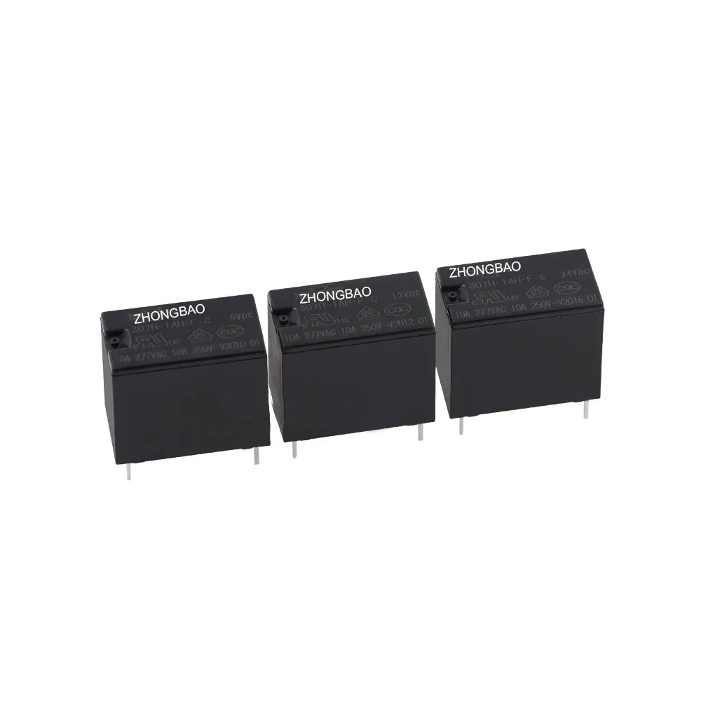 

307H-1AH-F-C-5/12/24VDC-10A Relay 5PCS -1lot
