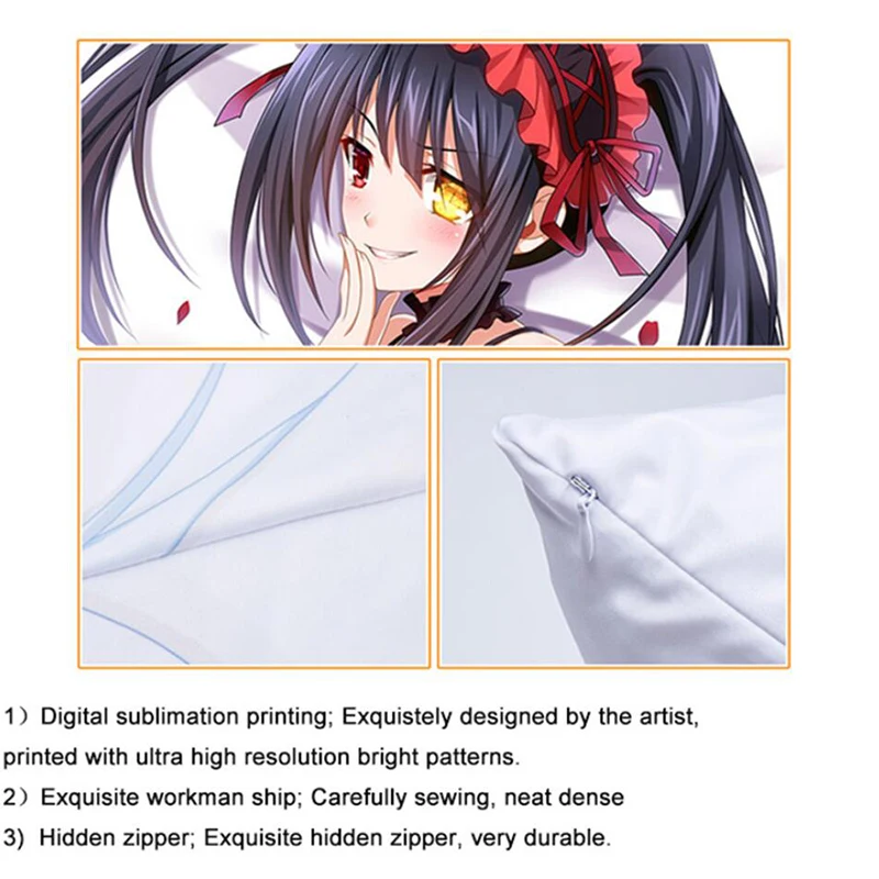 50x180 см аниме Hunter x Cosplay Подушка Чехол крутой мужской Dakimakura двухстороннее