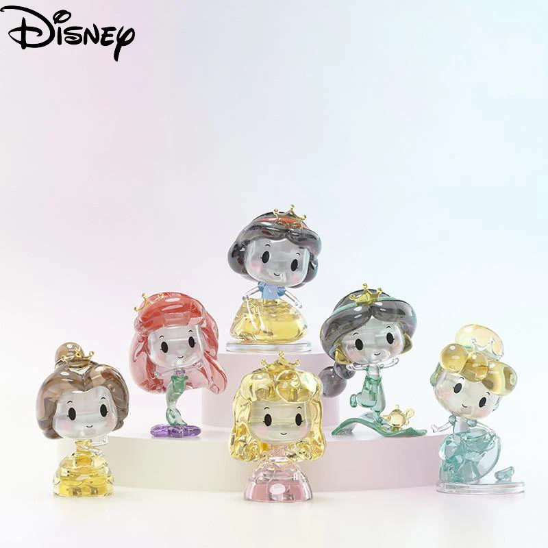 

Disney Princess Model Toy Crystal Building Block Snow White Ariel Belle Cinderella Jasmine Desk Handmade Ornament Birthday Gift