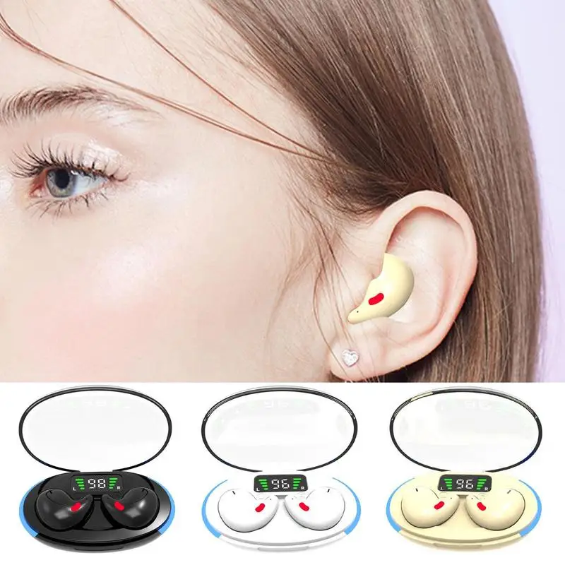 

Wireless 5.3 Earhphones Super Comfortable Noise Cancellation 24 Hours Use Time LED Display Durable Long Lasting Battery Compact