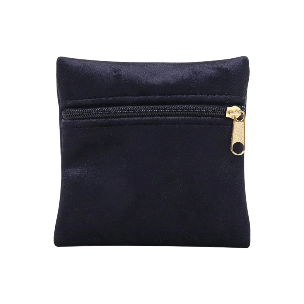 

Фланелевая сумка для упаковки ювелирных изделий для женщин, дорожное ожерелье, серьги, кольцо, сумка для хранения, сумка на молнии, подарочная сумка, сумка для ювелирных изделий, оптовая продажа