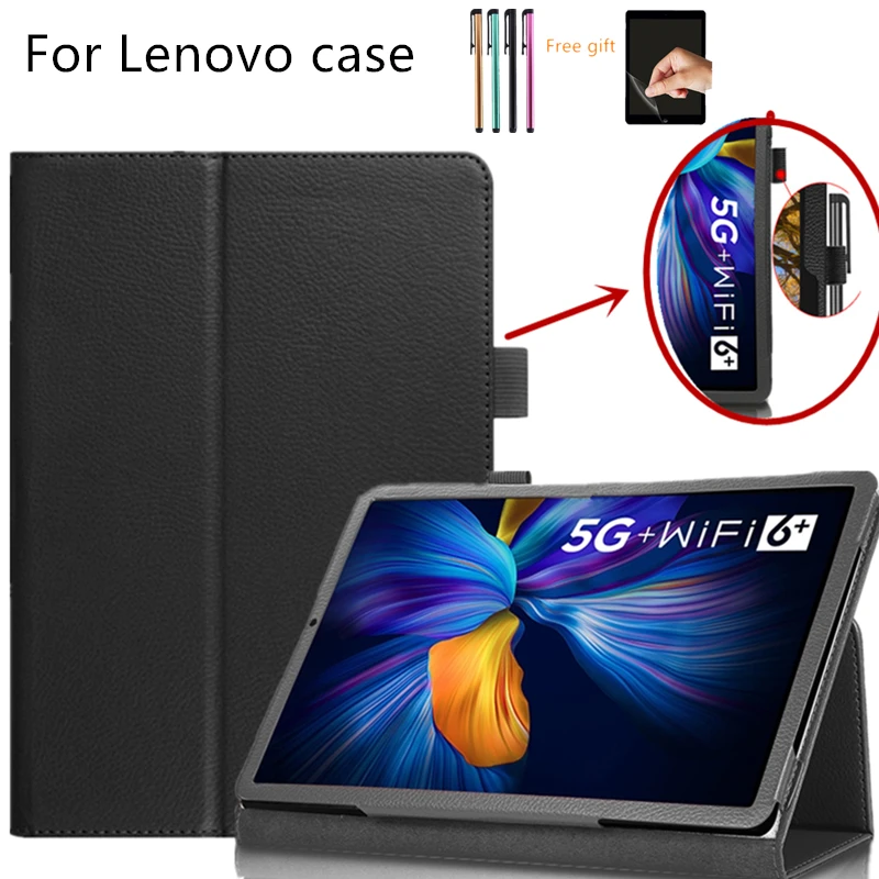 

For Lenovo tab P11 TB-J606F/X Case Lenovo TAB 4 10 TB-X304F/N /L Stand Cover PU Leather Case Tab4 10 plus TB-X704F/L Tablet Case