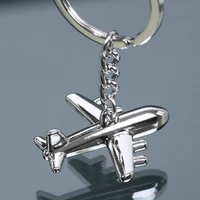 cool keyring mini air plane metal alloy keychains creative gift keyfob key chain bag pendant keyring surprise gift for boyfriend
