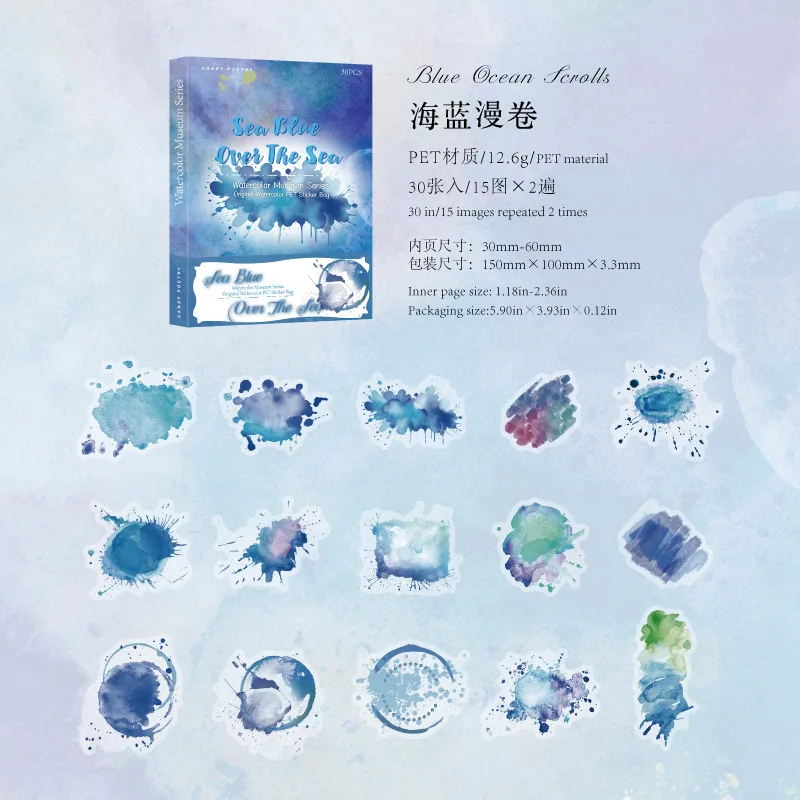 

Набор из 30 стикеров Alideco