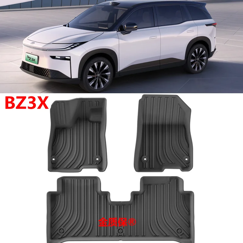 

Используйте для автомобильного ковра TOYOTA BZ3X Всепогодный автомобильный напольный коврик подходит для TOYOTA BZ3X водонепроницаемый коврик в багажник BZ3X автомобильный напольный коврик