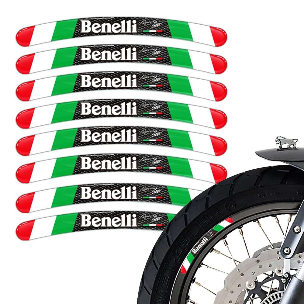 Светоотражающая наклейка на колесо для мотоцикла Benelli 502c TRK 502x251 Leoncino BJ500 250 TNT125 300