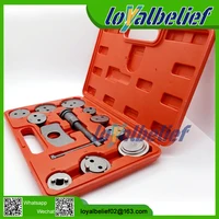 12pcs/Set Universal Car Disc Brake Caliper Rewind Back Brake Piston Compressor Tool Kit Set For Automobiles Garage Repair Tools