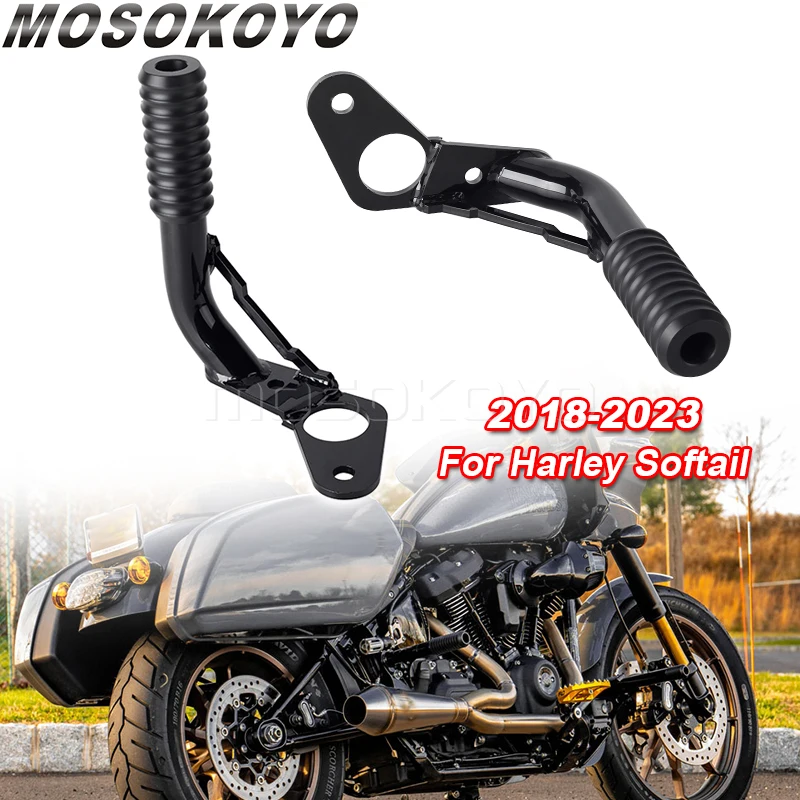 

Для Harley Softail Street Bob Low Rider Fat Bob 114 117 FXLRST FXLR 2018-UP пассажирские полосы бампер рамка ползунок защита