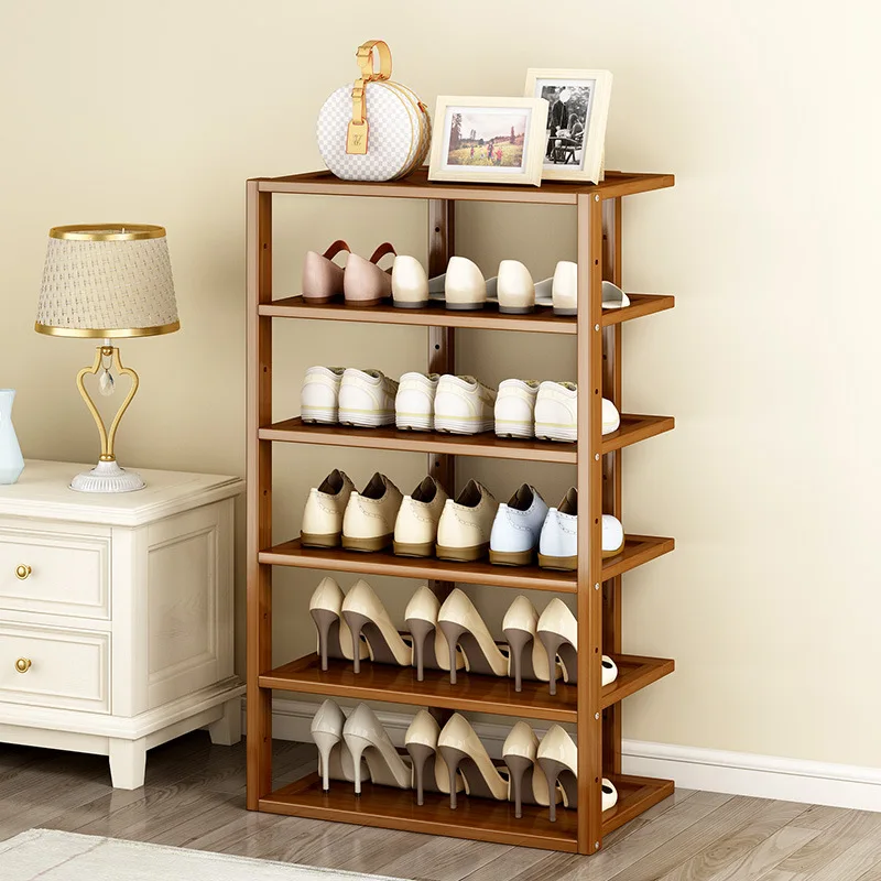 

2023 Year AOLIVIYA Household Multifunctional Floor-to-ceiling Solid Simple Multi-layer Shoe Rack Door Shoe Cabinet Bedroom Stor