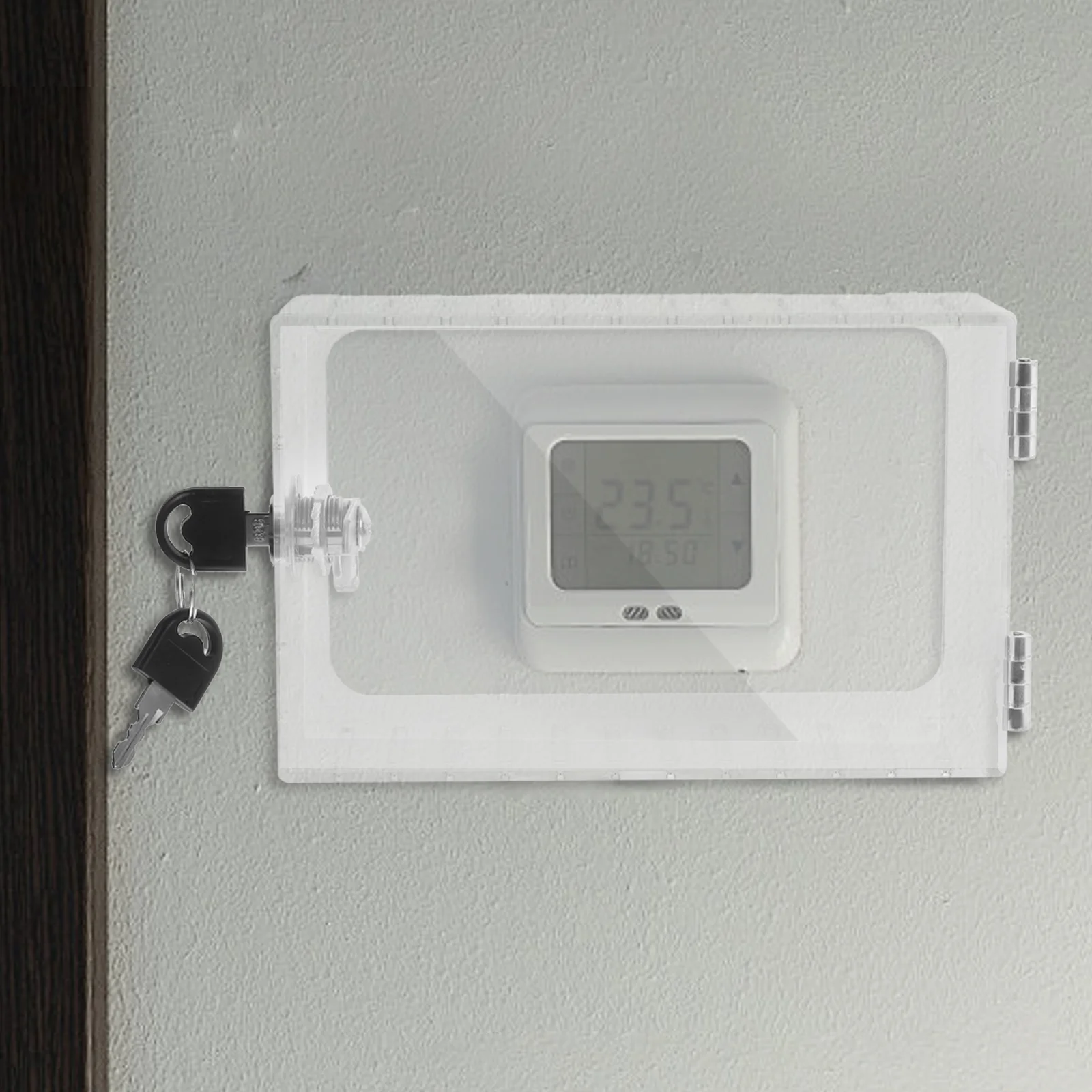 

Universal Thermostat Guard Transparent Thermostat Box Wall Thermostat Lock Box Protector