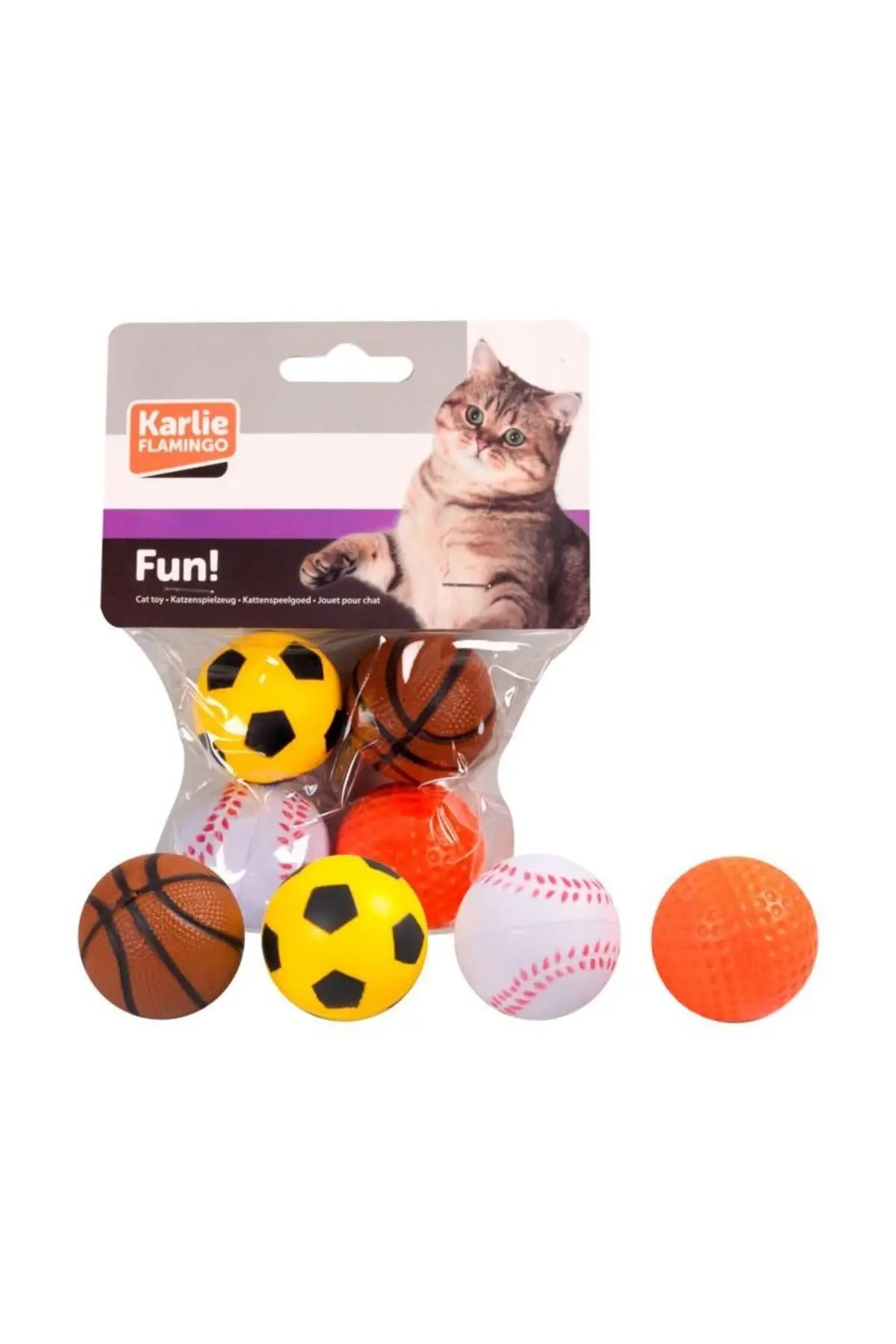 

Игрушки для домашних животных, кошек, Карли, губчатый мяч, игрушка 4 см, 4 шт.