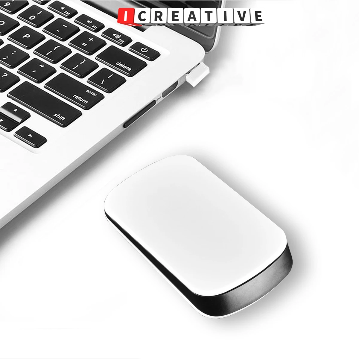 

ICREATIVE Touch Pad Switch Wireless Computer Mouse 1200 DPI USB Optical 2.4G Receiver Super Slim Mouse For pc Laptop