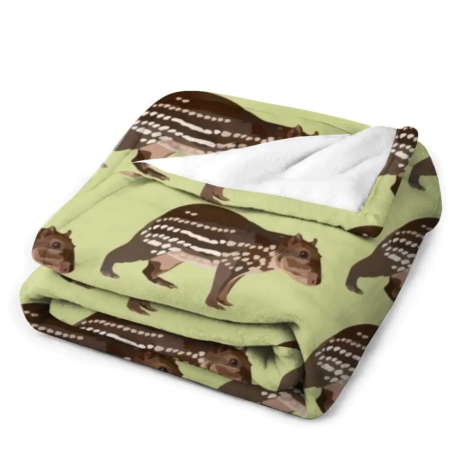 P is for Paca Throw Blanket Полярные одеяла для кровати в среду