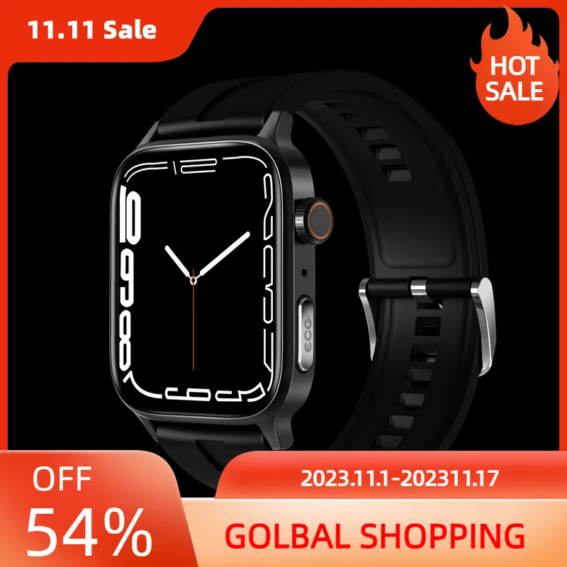 

GT22ECG Blood Glucose Blood Pressure Heart Rate Blood Oxygen Body Temperature Bluetooth Call Health Smartwatch For Men And Women