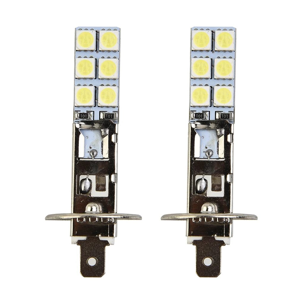 

2 шт., Автомобильные противотуманные лампы H1, H1, 12SMD, 5050